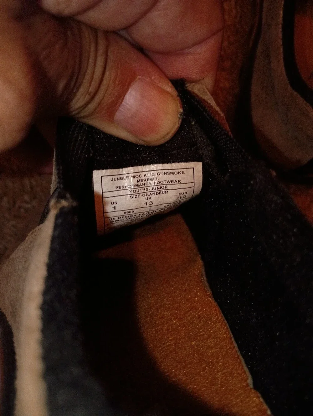 Merrell Kids Tan Suede Slip-On Loafers